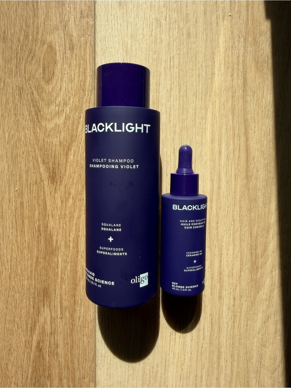 Backlight Violet treatments